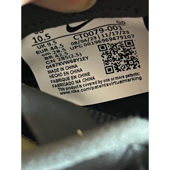 Nike Air Zoom LJ Elite Track Shoes Long Jump Black Men Size 10.5‎ - Picture 10 of 10